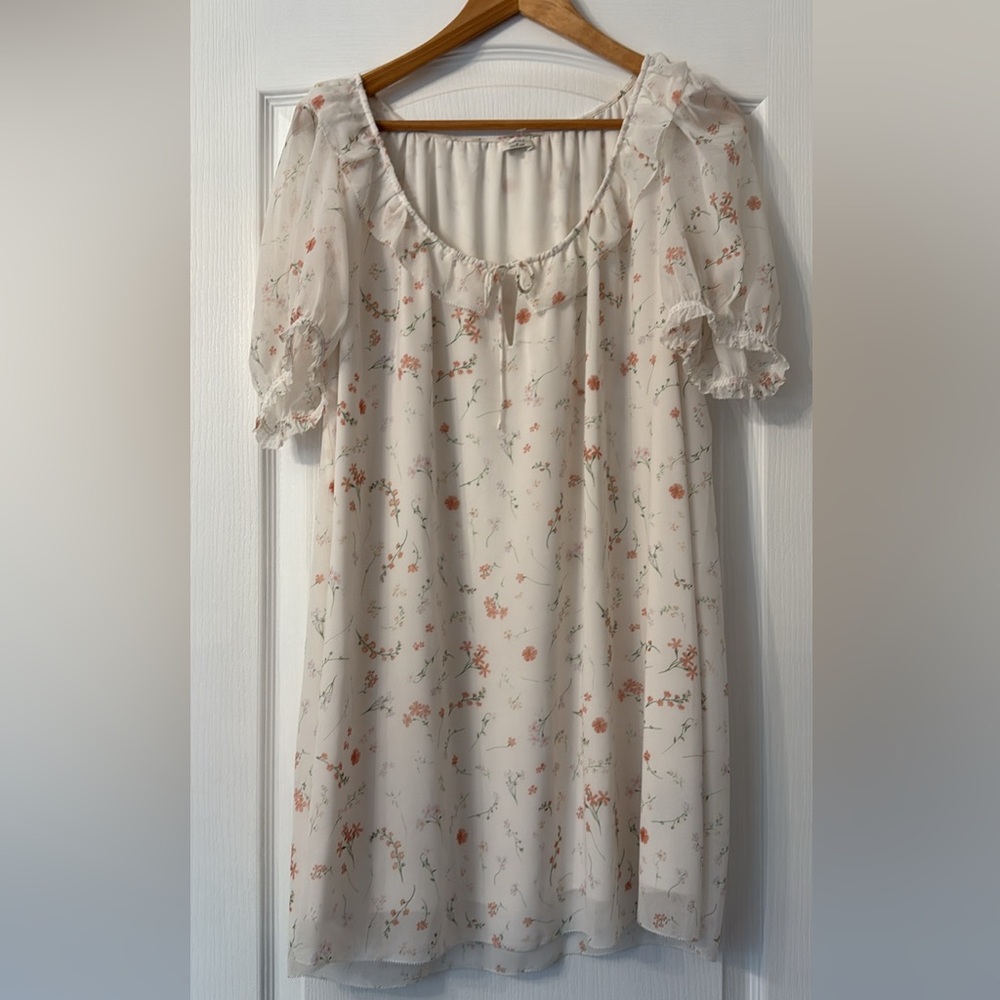 Wilfred Cream Floral Dress